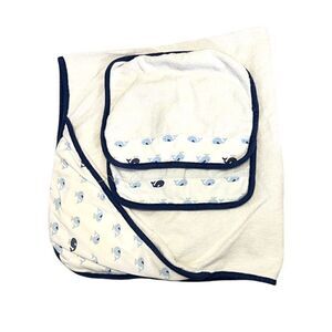 Baby Bath Towel + 2 Washcloths